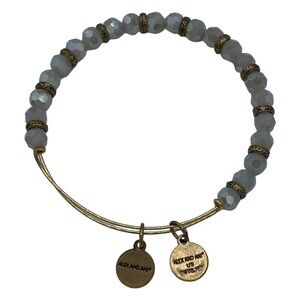 ✨ALEX & ANI bangle bracelet with glass beads faceted sparkly charms